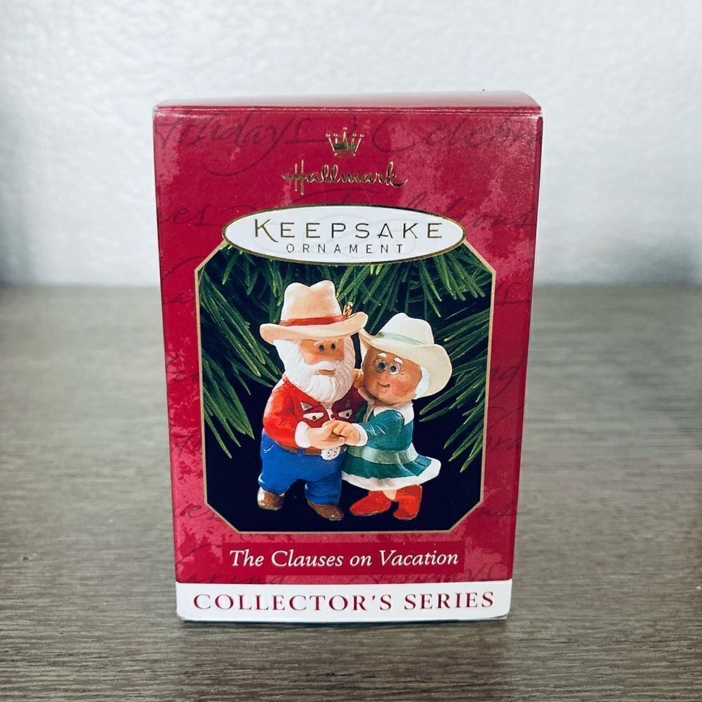 Hallmark Santa Ornaments Lot The Clauses on Vacation - Picture 4 of 8